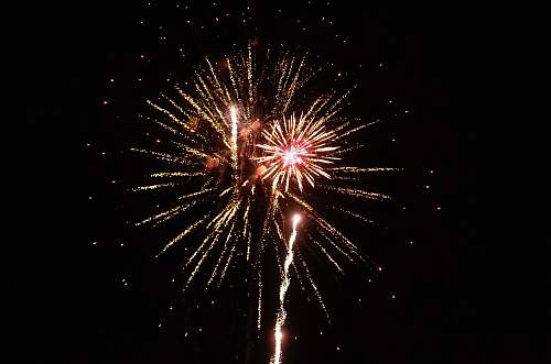 outdoors fireworks sparkling in the sky fireworks