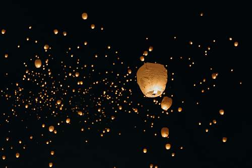 dallas low-angle shot of paper lanterns united states