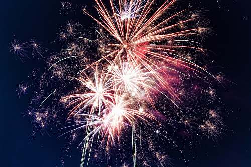 night time lapse photography of fireworks at night fireworks